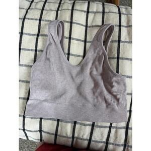 Aerie light pink seamless bra size XL